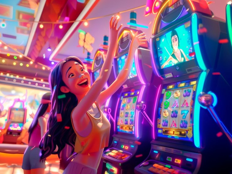 Antarmuka permainan live roulette di aplikasi mobile altigel